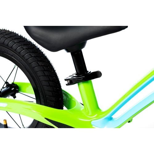 Līdzsvara velosipēds Karbon First green-blue