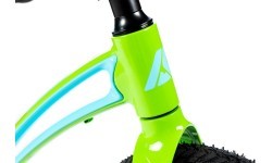 Līdzsvara velosipēds Karbon First green-blue