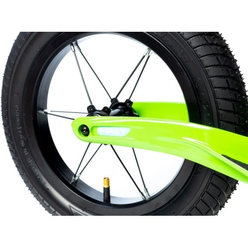 Līdzsvara velosipēds Karbon First green-blue