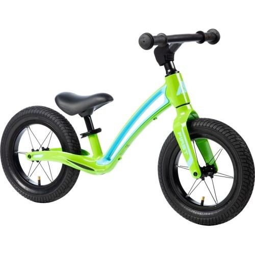 Līdzsvara velosipēds Karbon First green-blue