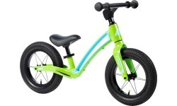 Līdzsvara velosipēds Karbon First green-blue