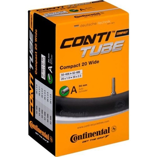 Камера Continental COMPACT 20 Wide // 20" x 1.90 / 2.50" (50/62 - 406), AV 34 мм