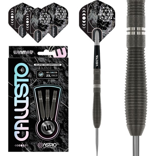 Winmau Callisto 2 90% tungsten steel tip darts
