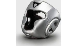 Ringhorns Charger by Venum Headgear- Silver/Black