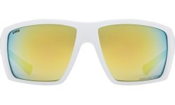 Uvex mtn venture CV Glasses White Matt / Mirror Gold