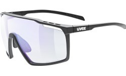 Brilles Uvex mtn perform V black matt / litemirror blue