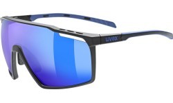 Brilles Uvex mtn perform black-blue matt / mirror blue