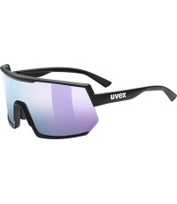 Brilles Uvex Sportstyle 235 black matt / mirror lavender
