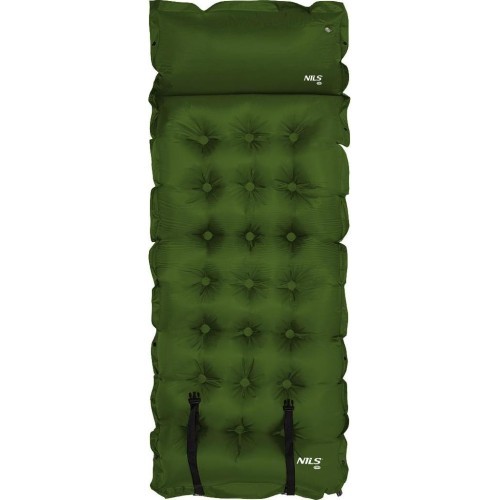 Tumši zaļš pašpiepūšamais paklājiņš NC4018 Nils Camp