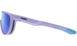 Uvex sportstyle 515 glasses lavender matt / mirror blue