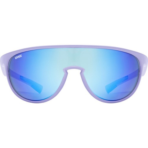 Uvex sportstyle 515 glasses lavender matt / mirror blue
