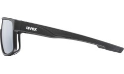 Brilles Uvex LGL 51 black matt / mirror silver