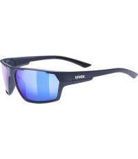 Brilles Uvex sportstyle 233 P deep space matt / mirror blue