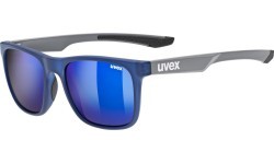Uvex LGL 42 Sunglasses Blue Grey Mat / Mirror Blue