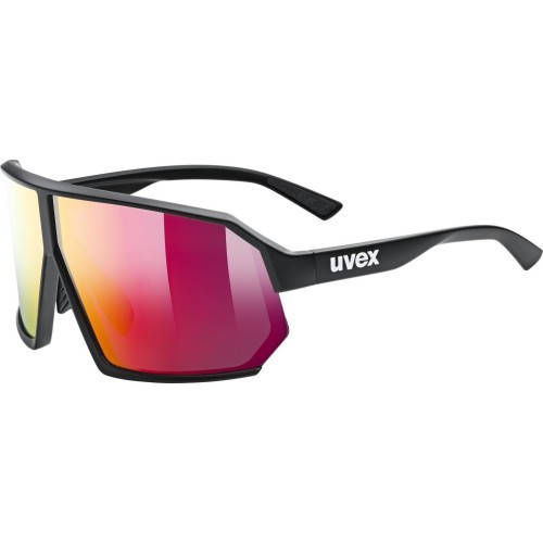 Очки Uvex sportstyle 237 black matt / mirror red