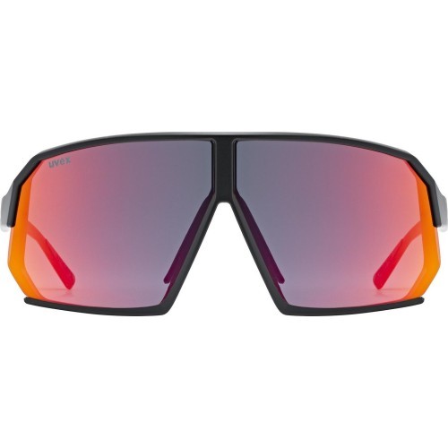 Очки Uvex sportstyle 237 black matt / mirror red