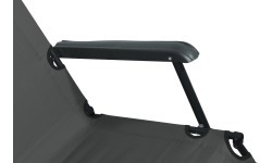 Sauļošanās krēsls/krēsls COMFORT, antracīta