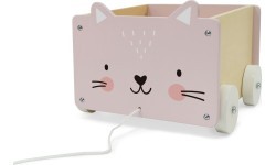 Wooden Trolley on a String For Blocks Eco Toys