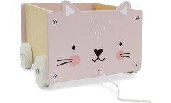 Wooden Trolley on a String For Blocks Eco Toys