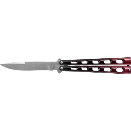 Joker JKR595 butterfly knife black and red