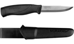 Нож Morakniv Companion Heavy Duty, нержавеющая сталь, чёрный