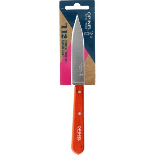 Opinel 112 mizošanas nazis, oranžs virtuves nazis