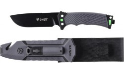 Нож с фиксированным клинком Ganzo G8012V2-GY flintlock