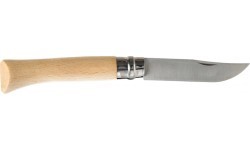 Нож Opinel 10 inox из бука в блистере