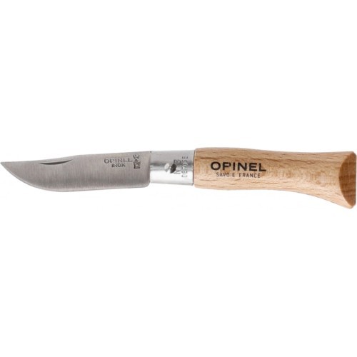 Nazis Opinel 03 inox, dižskabārža koks