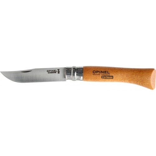 Нож Opinel No.10 из углеродистой стали с буковой рукоятью, в блистере