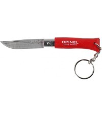 Opinel Colorama 04 inox нержавеющий нож-брелок, красный