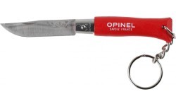 Opinel Colorama 04 inox нержавеющий нож-брелок, красный