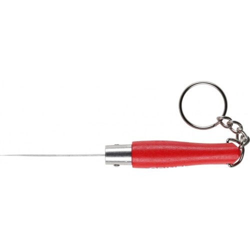 Opinel Colorama 04 inox nerūsējošs atslēgu piekariņa nazis, sarkans