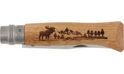 Нож Opinel 8 inox дуб серия Animal – лось