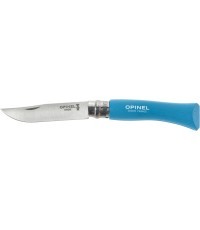Складной нож Opinel Colorama 07 inox с гравировкой Brighton, в блистере