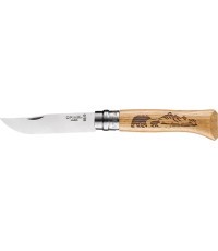 Нож Opinel 8 Inox дуб серия Animal – медведь