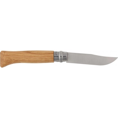 Nazis Opinel Nr. 8 Inox, ozols, Animal sērija – bifelis