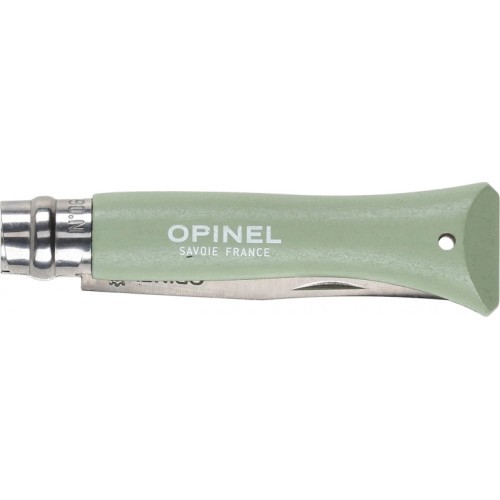 Нож Opinel Colorama 06 inox с темляком, цвет шалфея