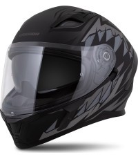 Motorcycle Helmet Cassida Orbit StriX Matte Black/Gray