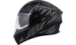 Motociklu ķivere Cassida Orbit StriX Matte Black/Gray