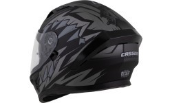 Motociklu ķivere Cassida Orbit StriX Matte Black/Gray
