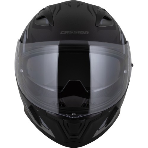 Motociklu ķivere Cassida Orbit StriX Matte Black/Gray