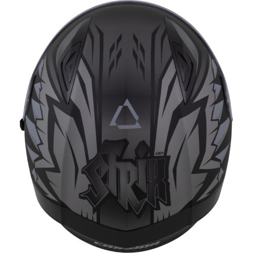 Motorcycle Helmet Cassida Orbit StriX Matte Black/Gray