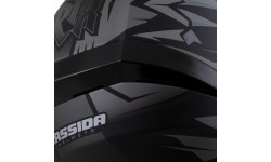 Motorcycle Helmet Cassida Orbit StriX Matte Black/Gray