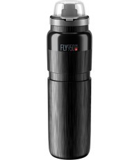 Elites pudele FLY MTB TEX melna, pelēka ar logotipu 950ml