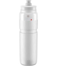 Pudele Elite FLY TEX caurspīdīga, pelēka, ar pelēku logotipu 950ml