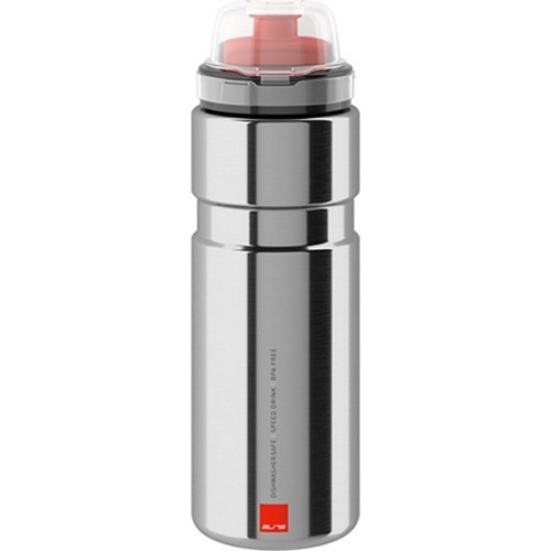 Ūdens pudele Elite Syssa Race, 750 ml, ar vāciņu, nerūsējošā tērauda (sudraba)