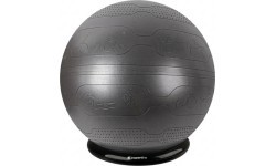 Гимнастический мяч inSPORTline Stretch Ball 75 см с BallBase - Чёрный