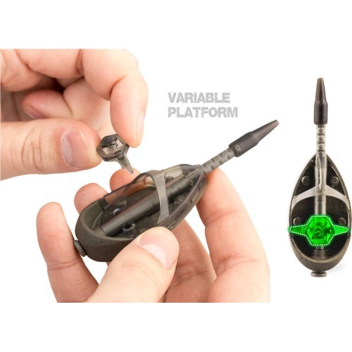 Barotavas komplekts ZFISH Method Feeder Feeda X 30,40 g ar veidni