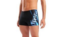 Мужские плавательные шорты Placement Black-Black Multi 100 - 550